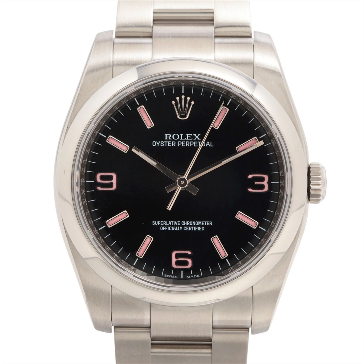 【中古】ロレックス オイスターパーペチュアル36 116000 SS SS AT ブラック文字盤｜ALLU 店 557,303円