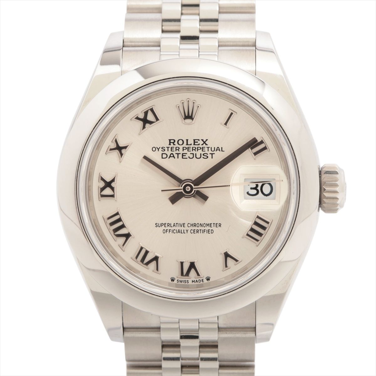 【中古】ロレックス レディ デイトジャスト 279160 SS SS AT シルバー文字盤｜ALLU 店