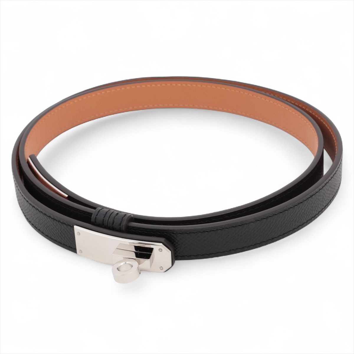【中古】エルメス ケリー18 W:2024年 ベルト ヴォーエプソン ブラック｜ALLU 店 101,966円