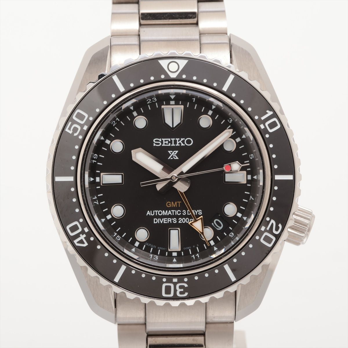 【中古】セイコー プロスペックス ダイバースキューバ ダイバーズ 1968 ヘリテージ GMT SBEJ011 SS SS AT ブラック文字盤 あまりごま3｜ALLU 店