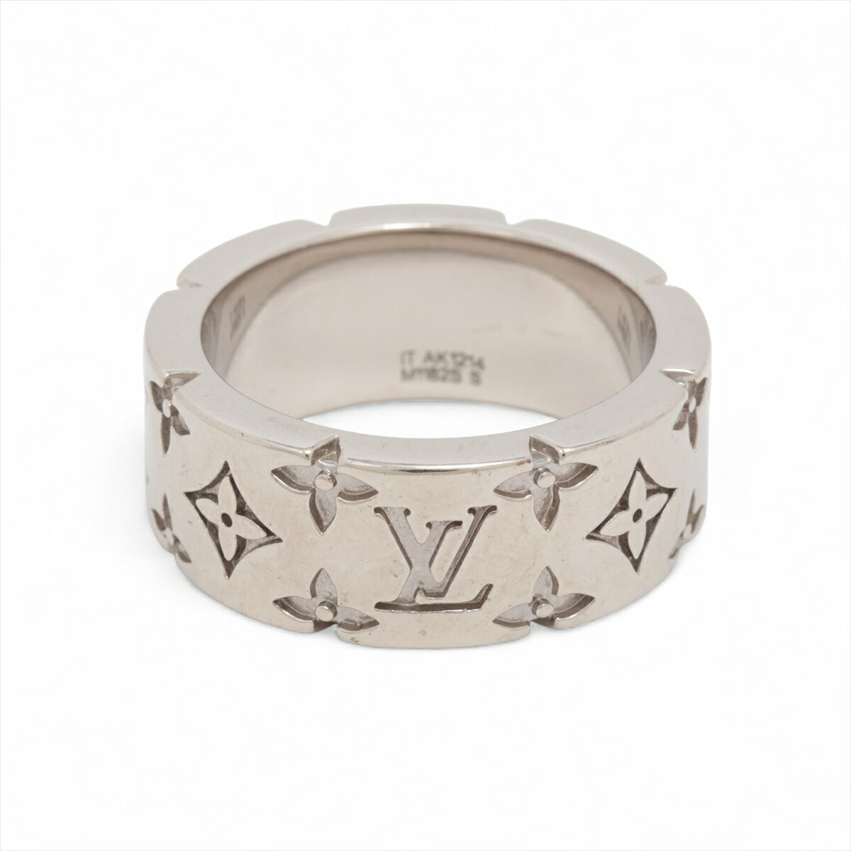 LOUIS VUITTON ヴィトン M1208M モノグラムキューブリング SALE]ヴィトン Vuitton レア リングモノグラム キューブ (Louis