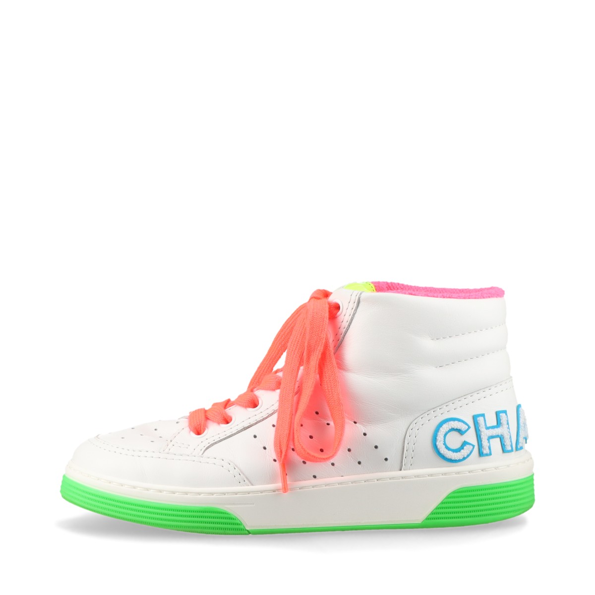 楽天市場】【シャネル】Chanel ココマーク ハイカットレースアップ