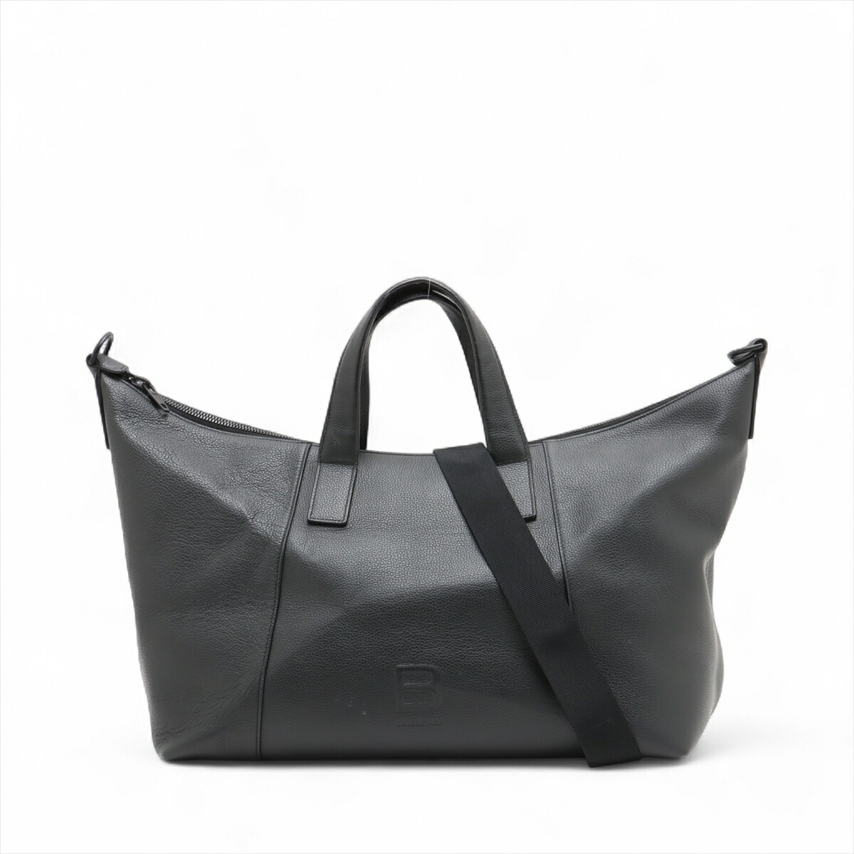 バレンシアガ　黒 レザー ボストンバッグ BALENCIAGA(バレンシアガ) レザーボストンバッグ327147 327147 272473