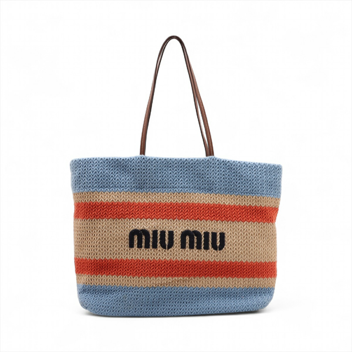 楽天市場】【美品】 miu miu / ミュウミュウ | IVY ラフィア