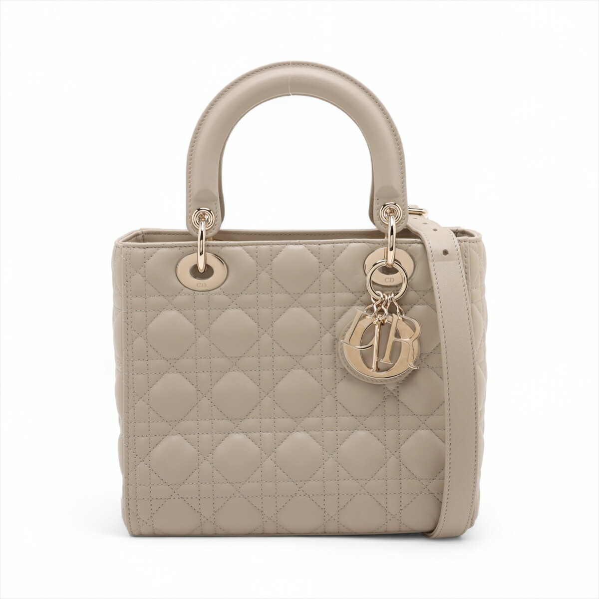 楽天市場】【中古】DIOR レディディオール カナージュ ミニ 2WAY