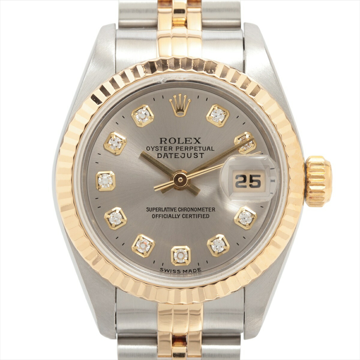 楽天市場】【中古】ロレックス デイトジャスト 69173 2BR グリーン