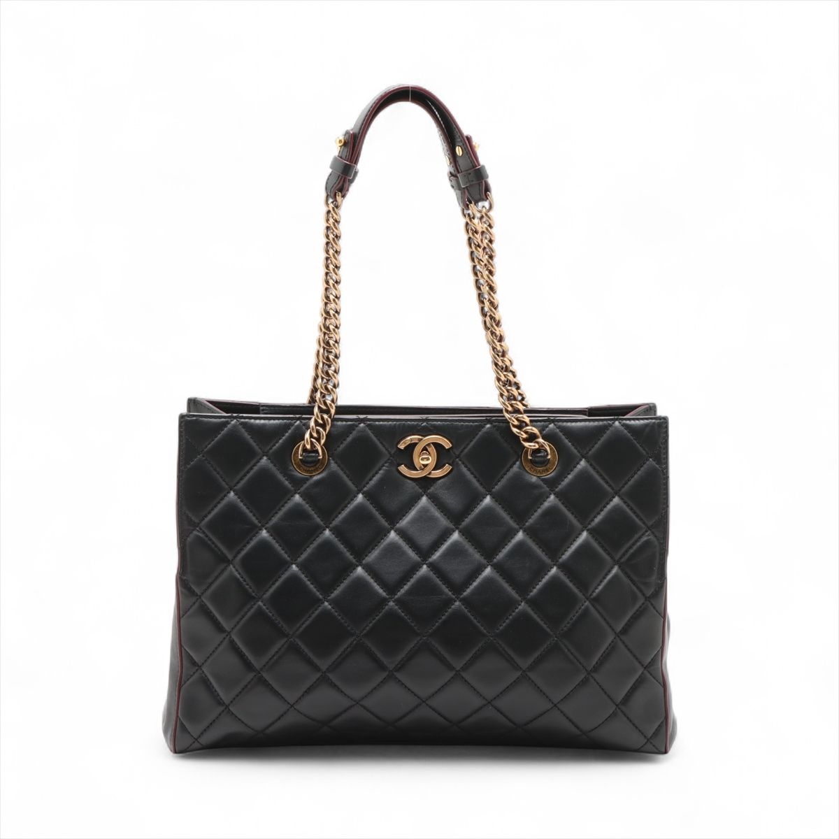 楽天市場】CHANEL （シャネル） ﾁｪｰﾝﾄｰﾄﾊﾞｯｸﾞ Black バッグ トート