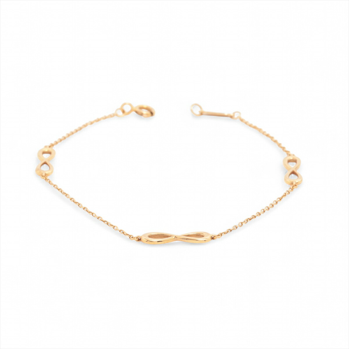 楽天市場】質屋 ティファニー インフィニティ ブレスレット 750 K18