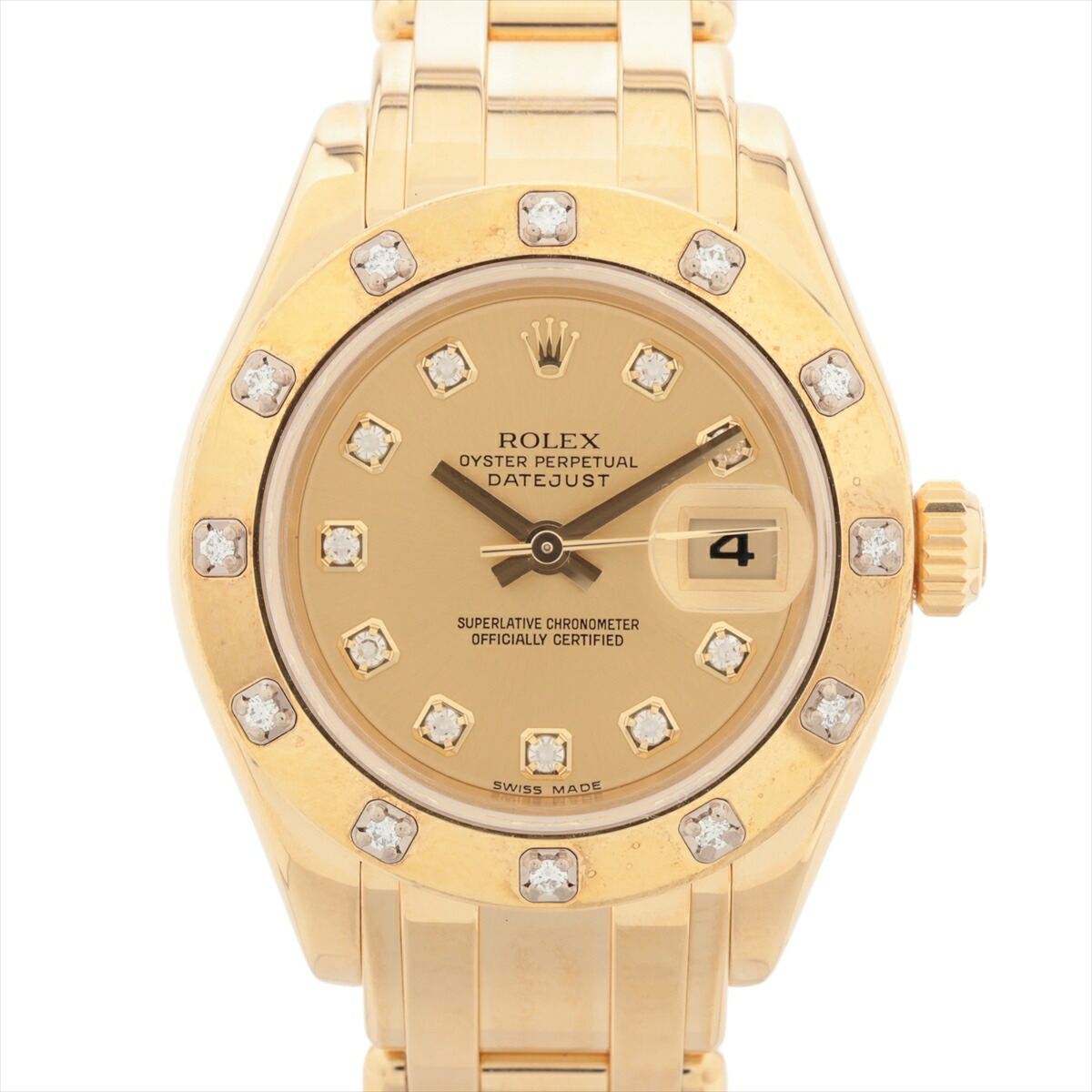 楽天市場】ロレックス ROLEX デイトジャスト パールマスター39 86285