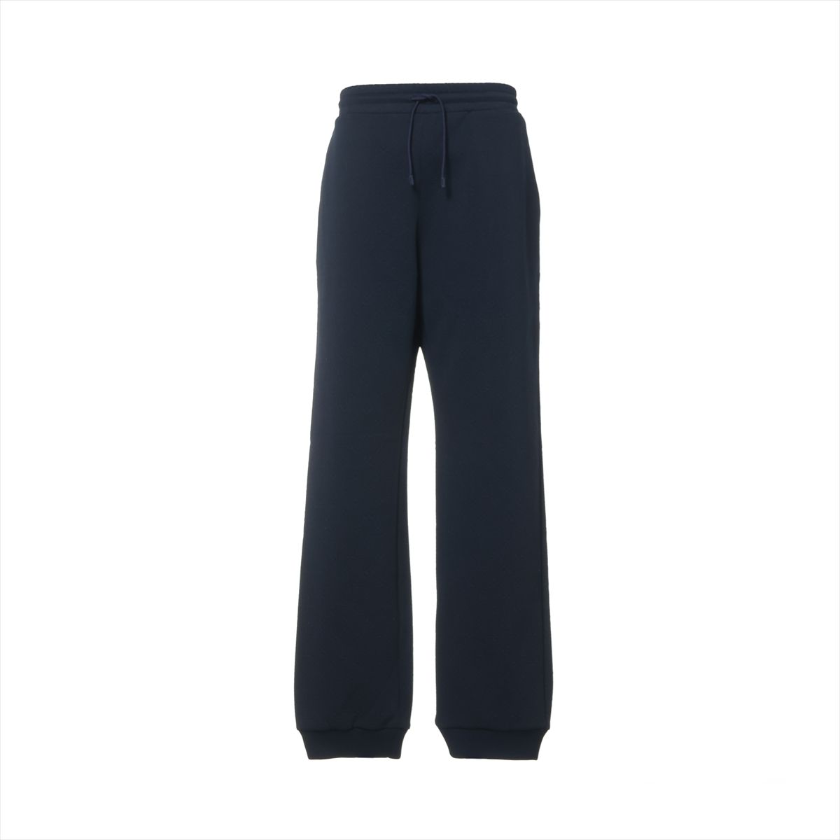 【中古】ヴィトン 19AW ポリエステル×ナイロン トラックパンツ XXL メンズ ネイビー RM192Q モノグラム 裏地毛玉あり