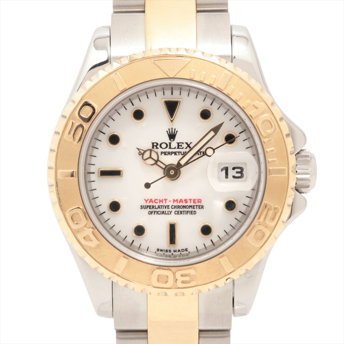 【中古】ロレックス ヨットマスター 169623 SS×YG SS×YG AT ホワイト文字盤 552,809円
