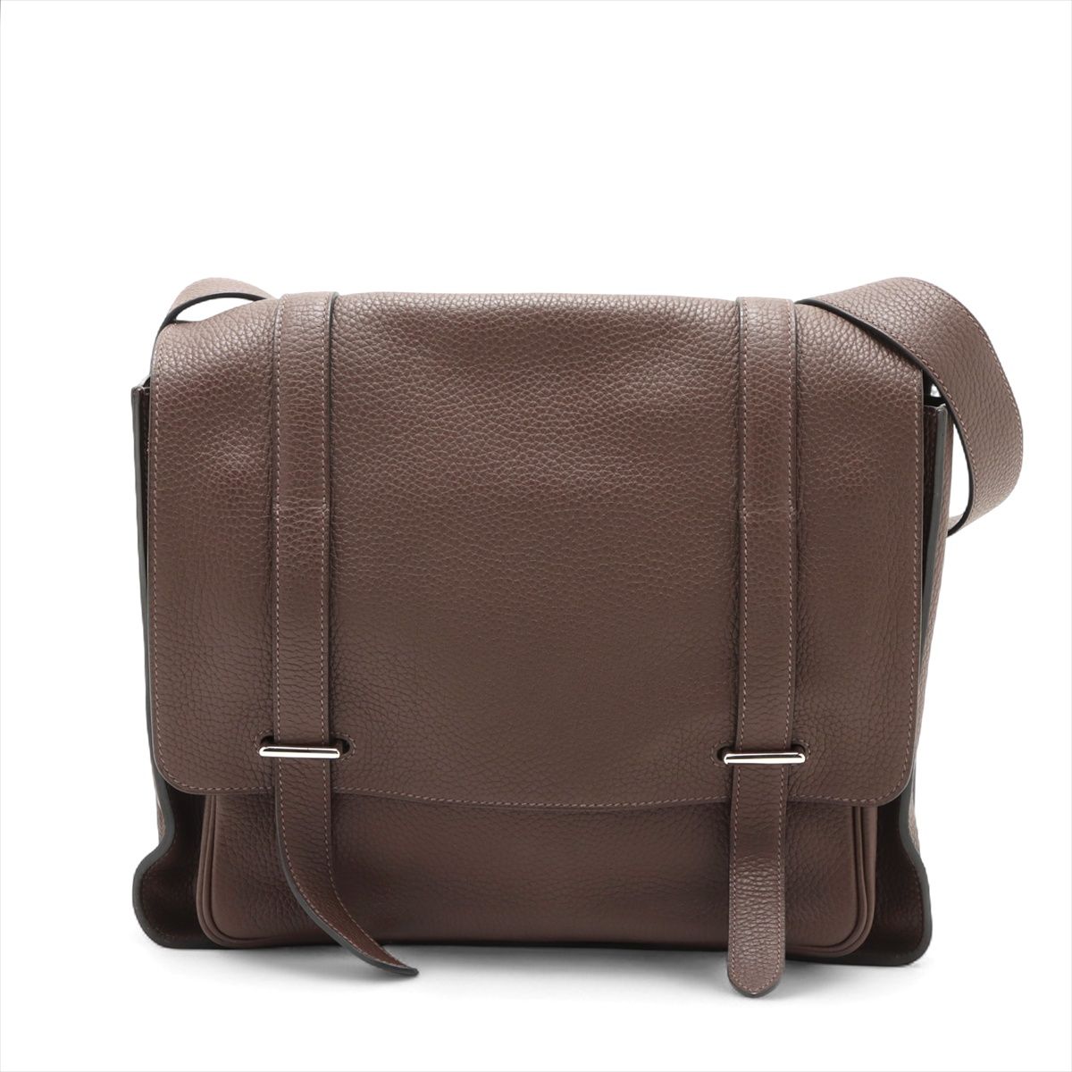 【中古】エルメス スティーブブザス35 トリヨンクレマンス エコルセ シルバー金具 □R:2014年