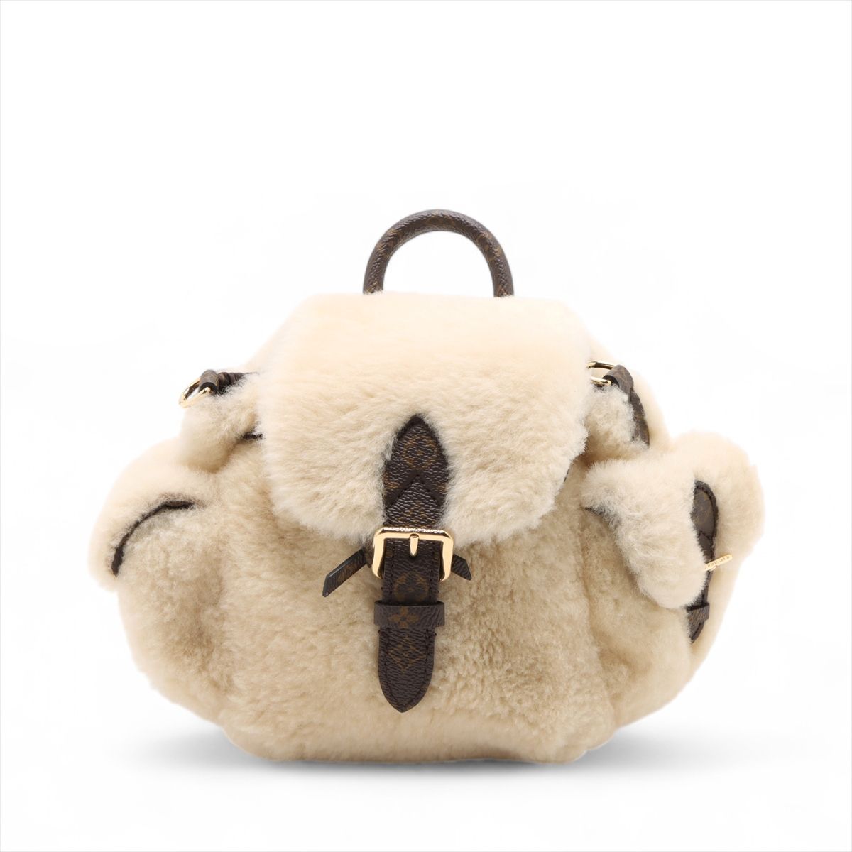 【中古】ヴィトン LV SKI ナノ テディ うしろ側容器に並べる M11919 赤銅色 RFID化学反応あり
