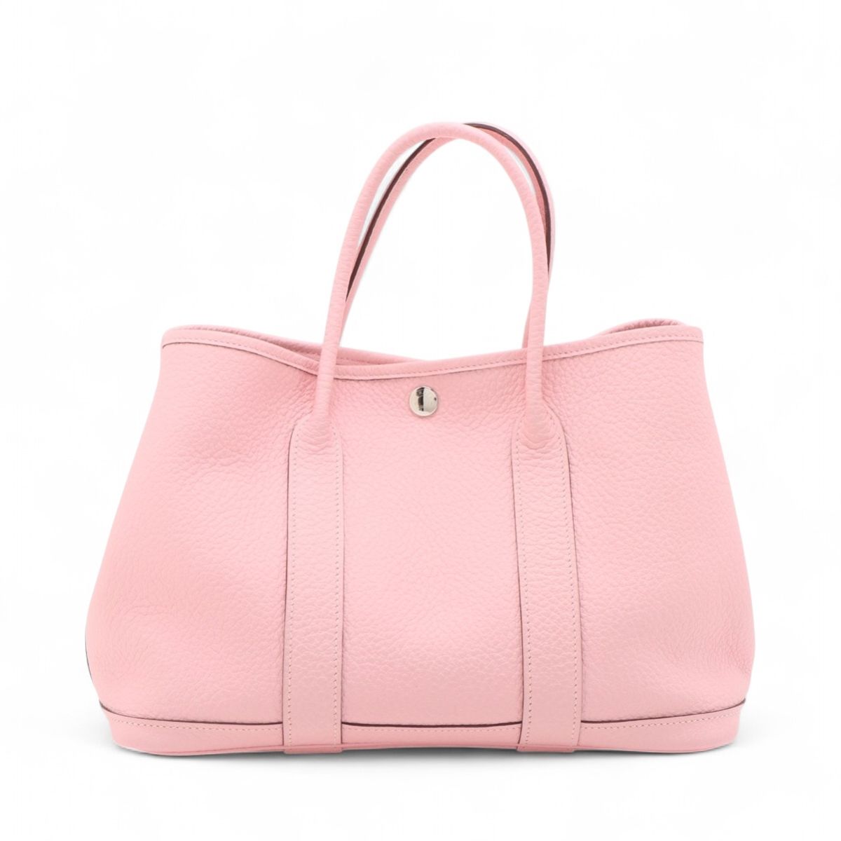 【中古】エルメス 園地寄り合い30 TPM カントリー サクラ色桜 しろがね色金具 T:2015年