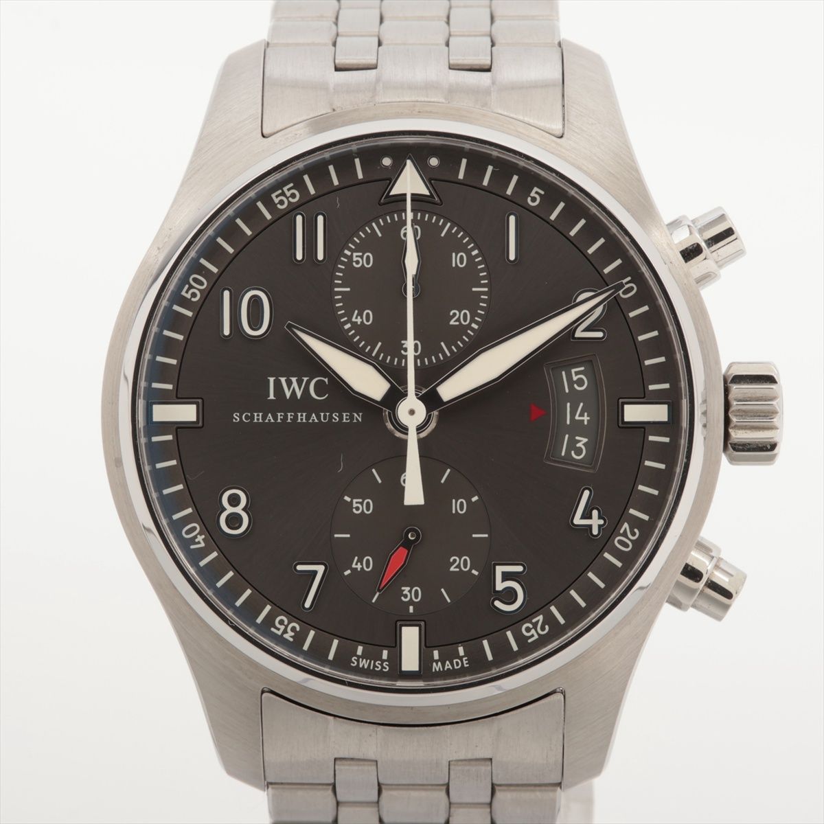 【中古】IWC スピットファイア IW387804 SS SS AT 薄墨色文字記号盤 あまりごま4