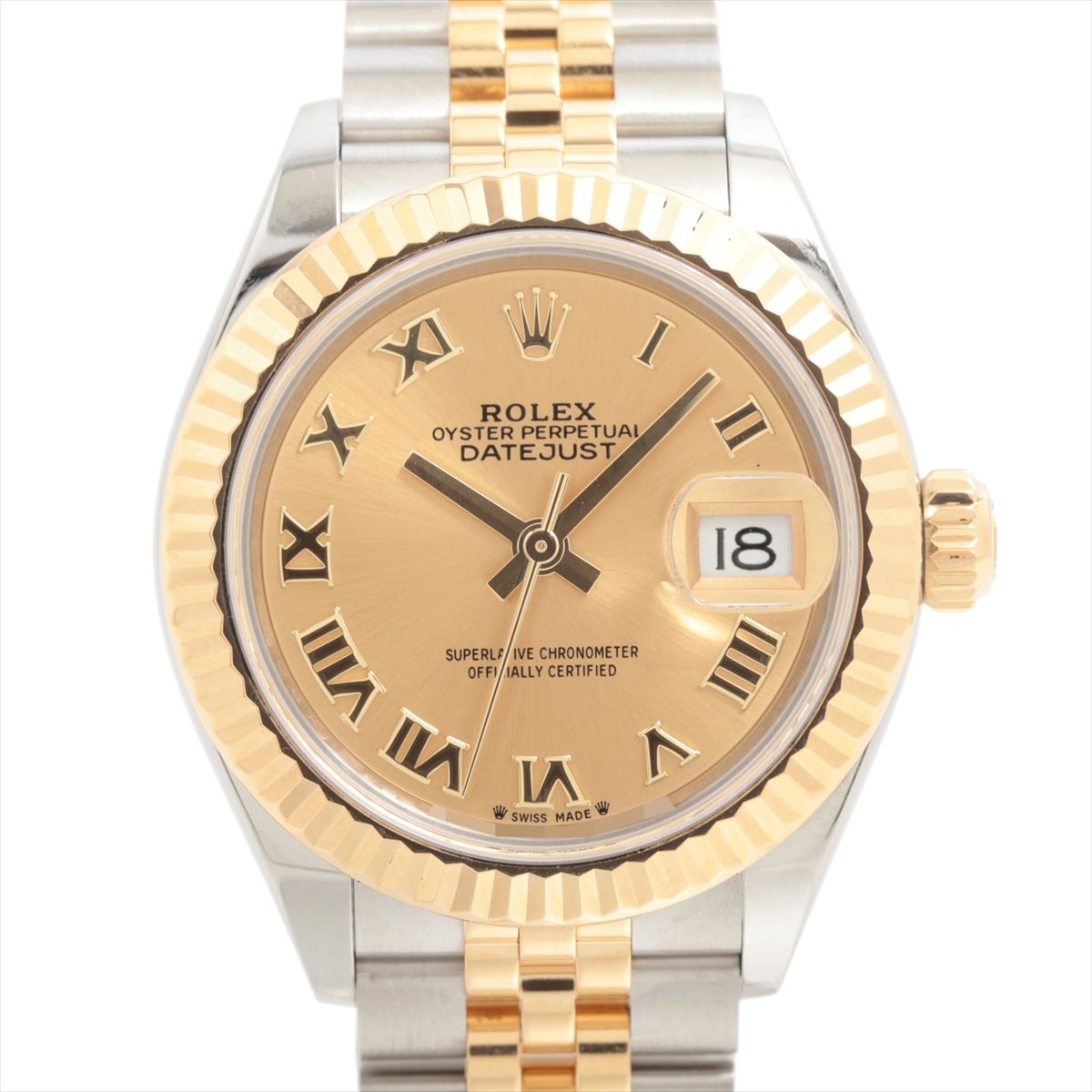 【中古】ロレックス レディ デイトジャスト 279173 SS&times;YG SS&times;YG AT シャンパン文字盤｜ALLU 店 935,955円
