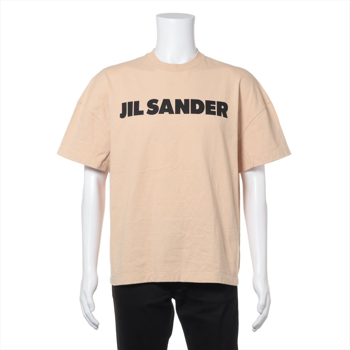【中古】ジルサンダー 24SS コットン Tシャツ M メンズ ベージュ J21GC0001 シワ有
