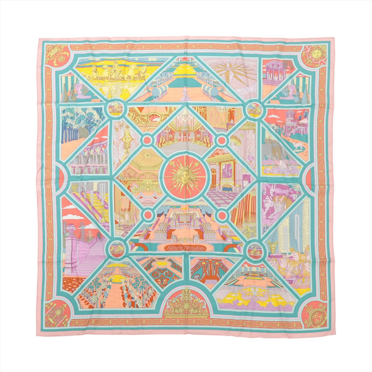 楽天市場】HERMES エルメス カレ90 スカーフ “薔薇の雫” “LA ROSEE