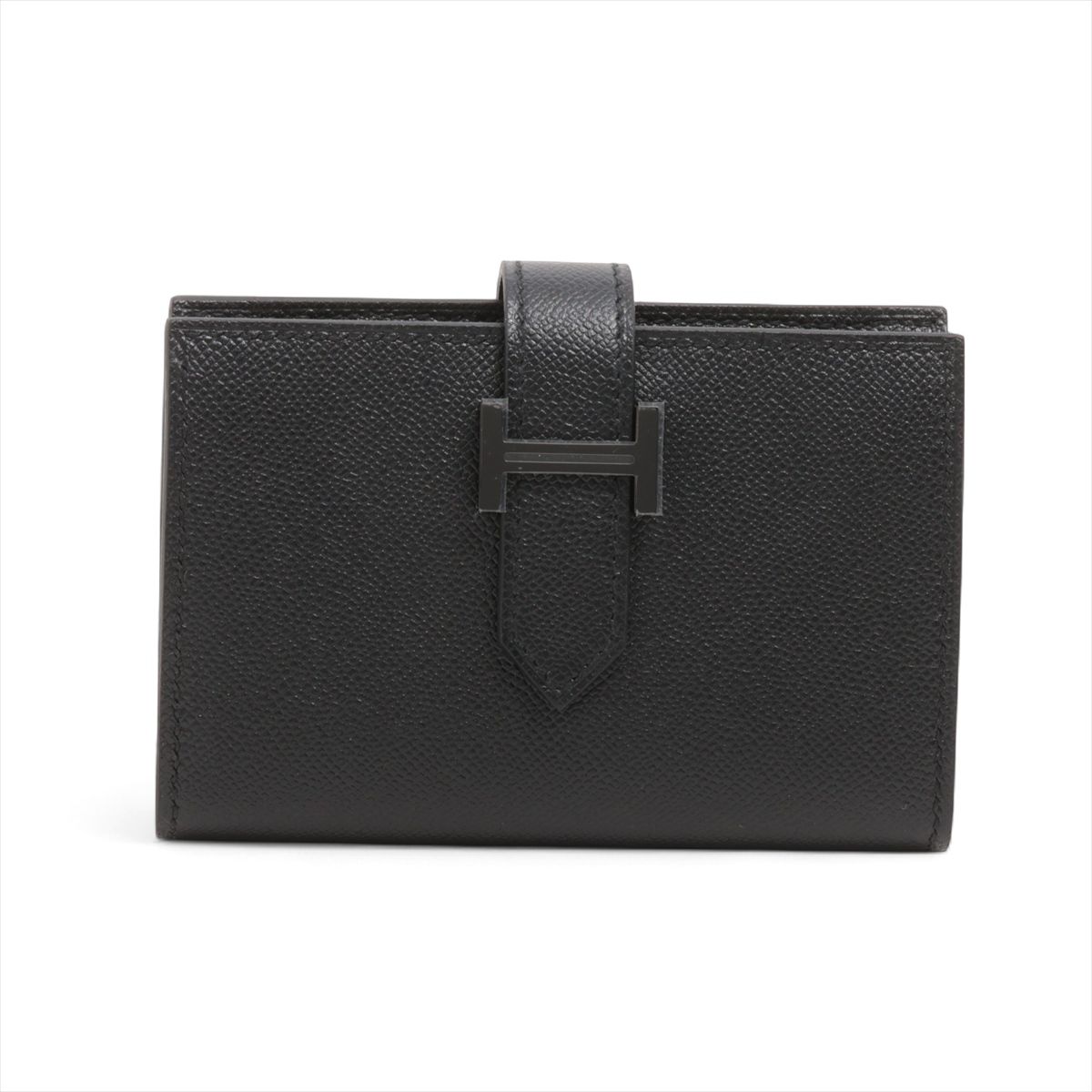 【中古】エルメス ベアンミニ ヴォーマダム コインケース 黒いこと 黒いこと金具 G:2026年