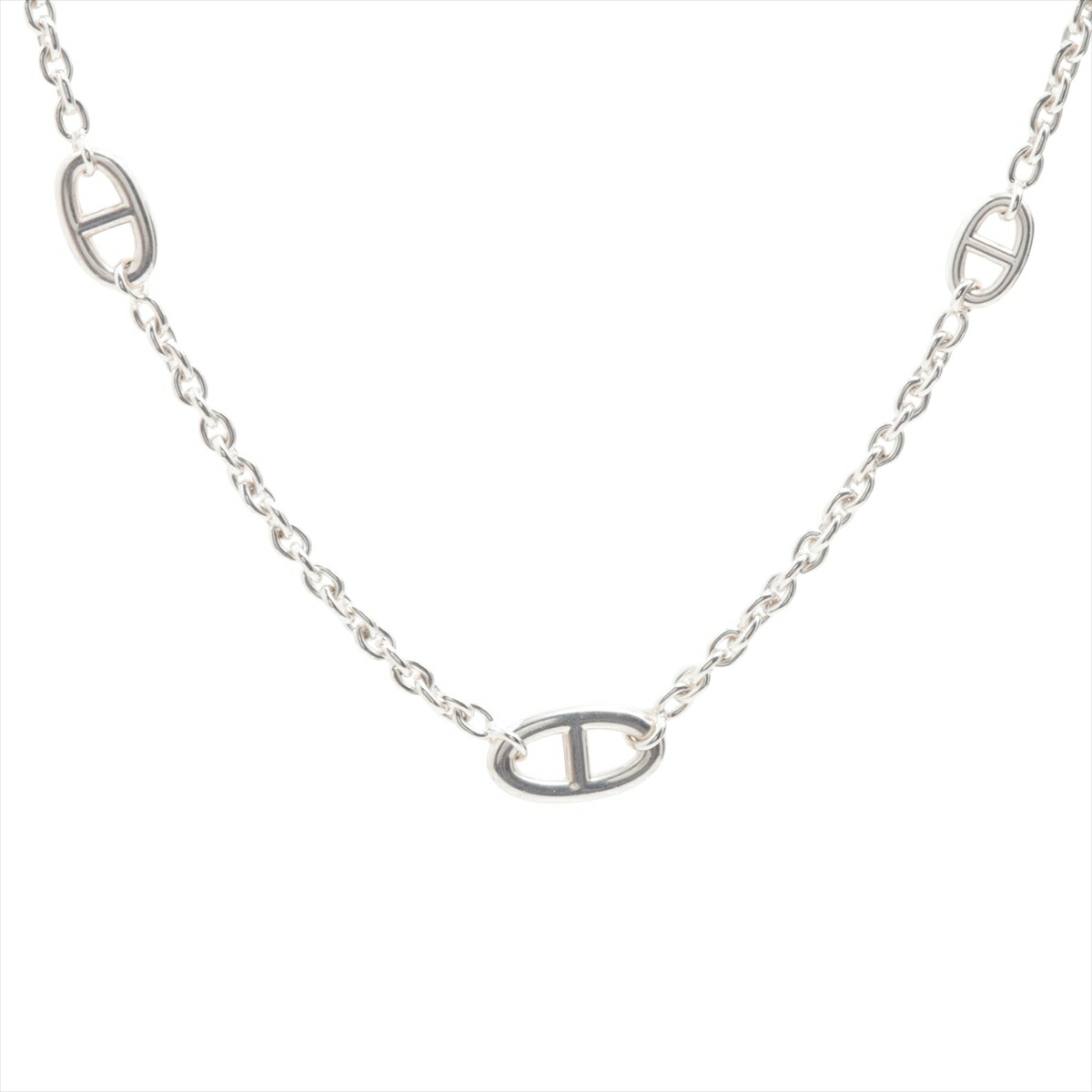 【JUNNE】HERMES エルメスファランドール　PG ネックレス HERMES エルメス ネックレス ファランドールPM シェーヌダンクル