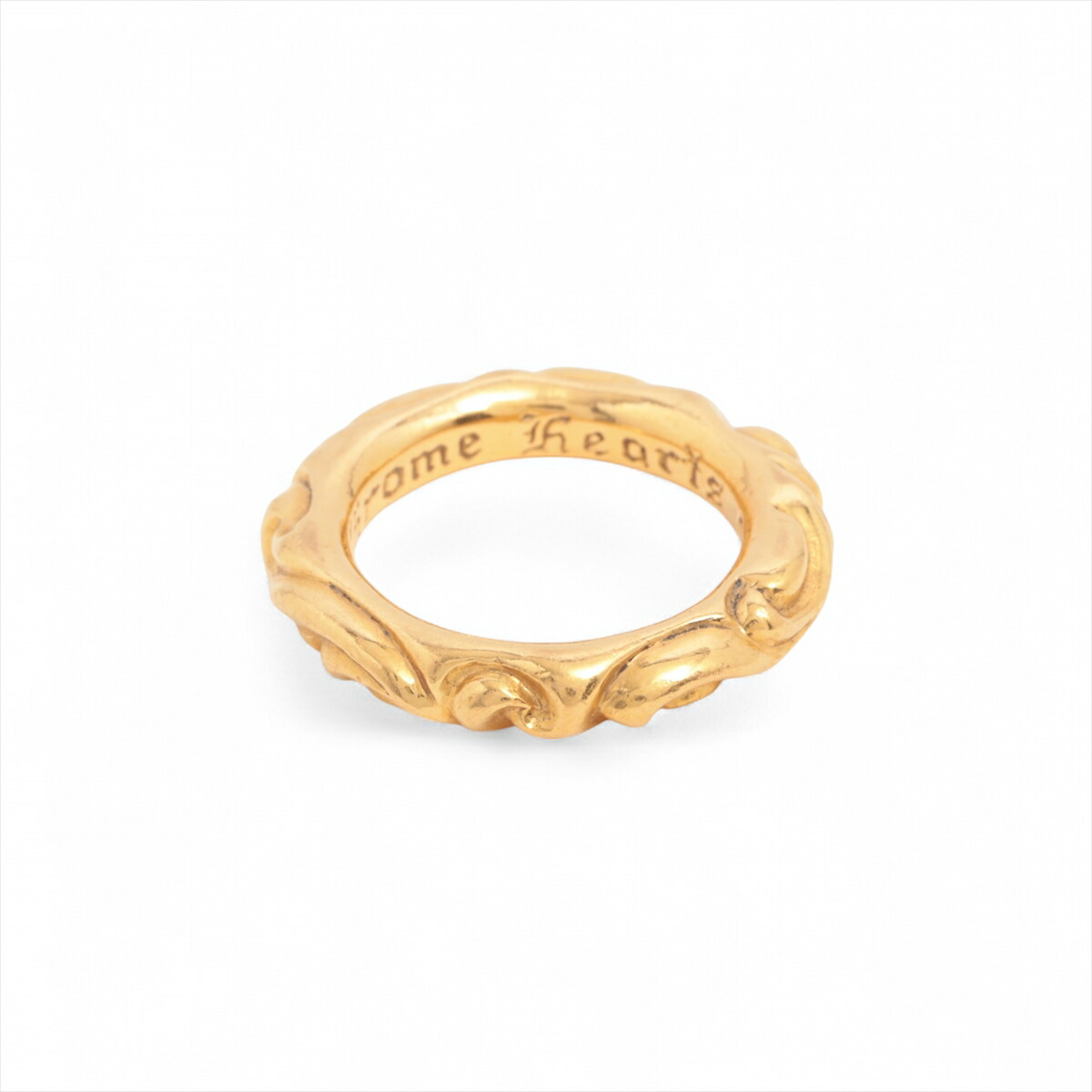 楽天市場】クロムハーツ/CHROME HEARTS スクロールバンドリング 22K