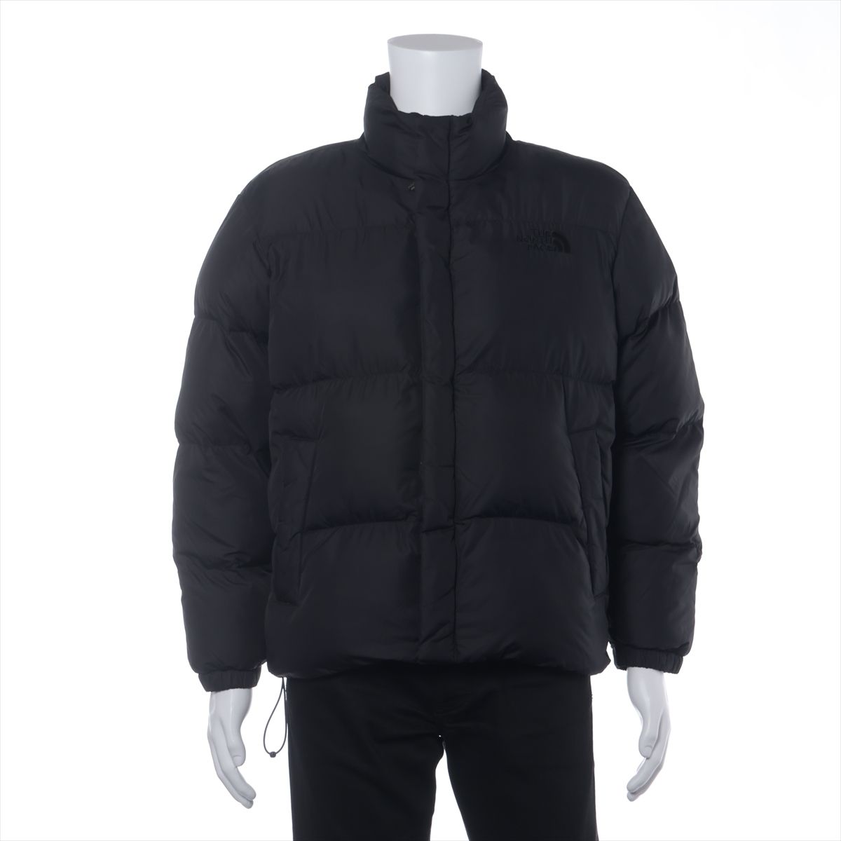 【中古】北の方人間の顔 白いこと付け札 ナイロン 落ちこむ上衣 M メンズ 黒いこと  NI3NN59J 外国で並行輸入品 韓国制限事項 チャックスレ有