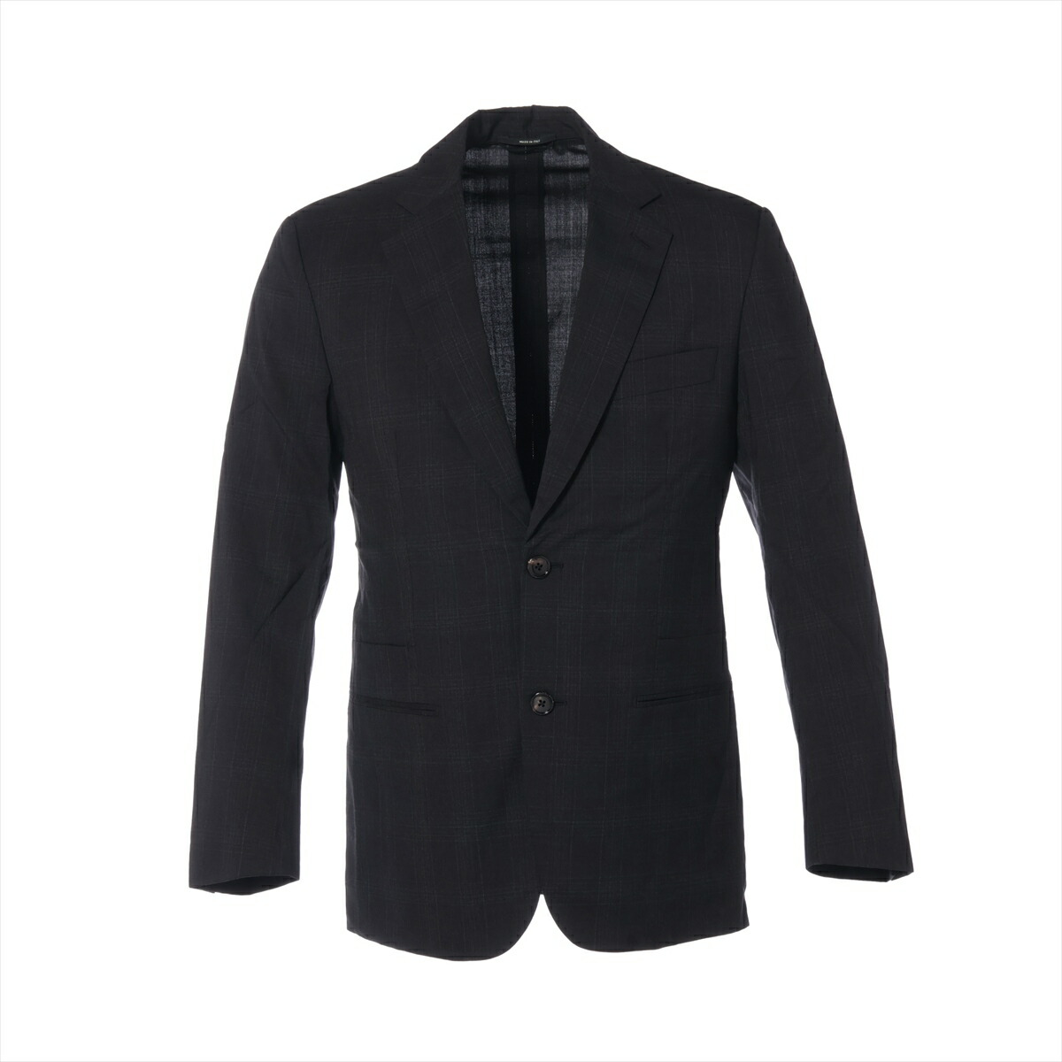 【未使用級】HERMES/エルメス　スーツセットアップ　ウール×シルク　ブラック 楽天市場】【中古】 美品 エルメス HERMES 現行タグ シルクウール