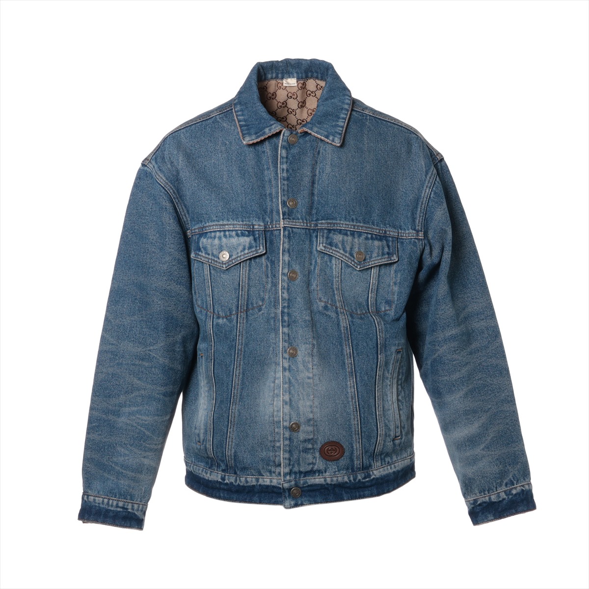 楽天市場】GUCCI グッチ ウォッシュ加工 デニム ジャケット 738640