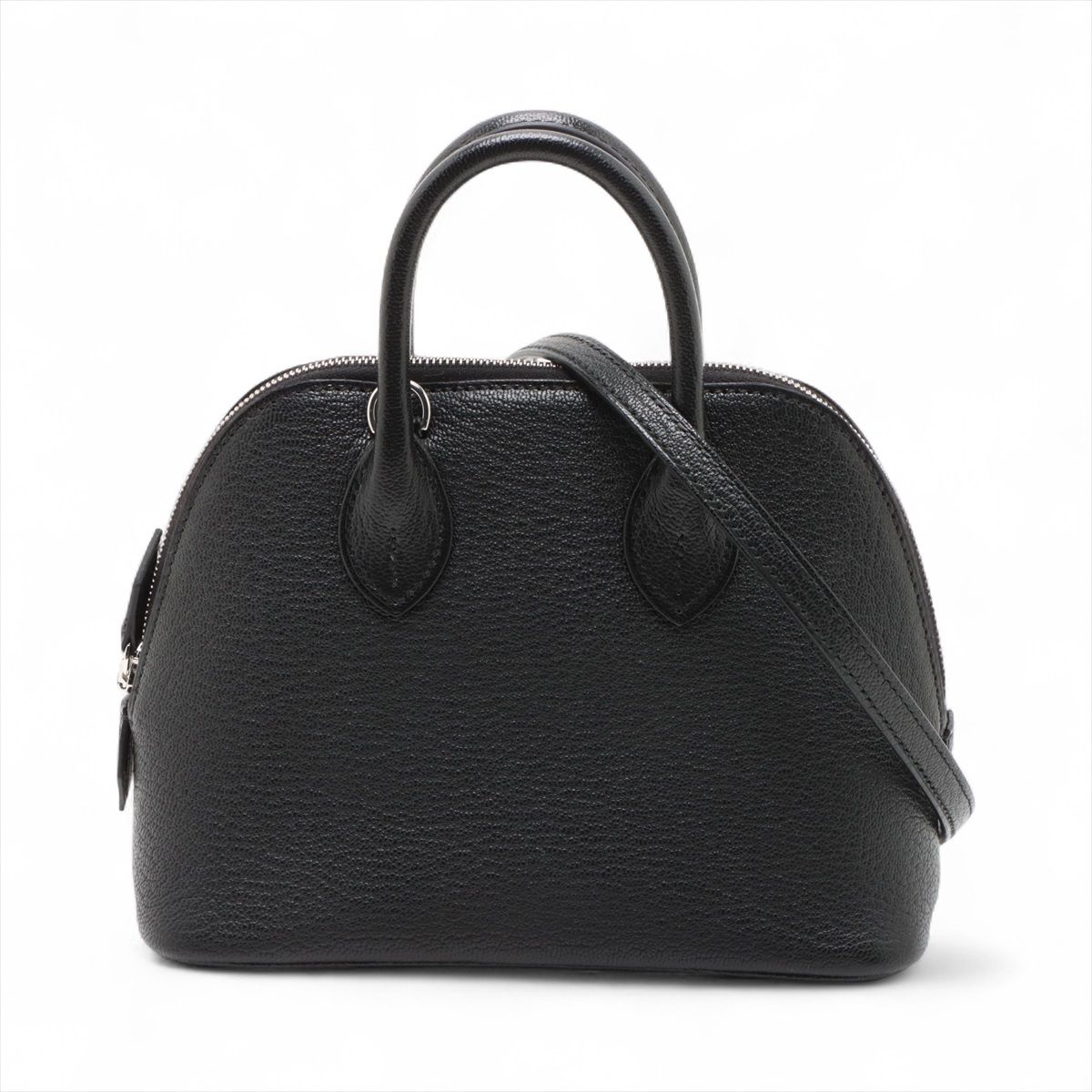 【中古】エルメス ボリード1923 ミニ18 シェブルミゾル ブラック シルバー金具 K:2025年|ALLU 店