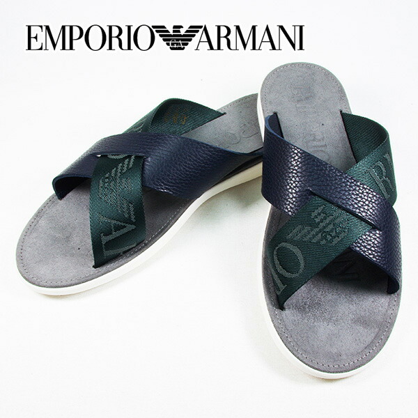 21春夏手本 エンポリオ アルマーニ Emporio Armani シャワーサンダル 緑色 Ea 378 アルマーニサンダル 砂浜サンダル インフォーマル メンズ 贈与 お土産 バレンタイン 神様の昼 クリスマス あした沖融たる調和 関東 Gullane Com Br