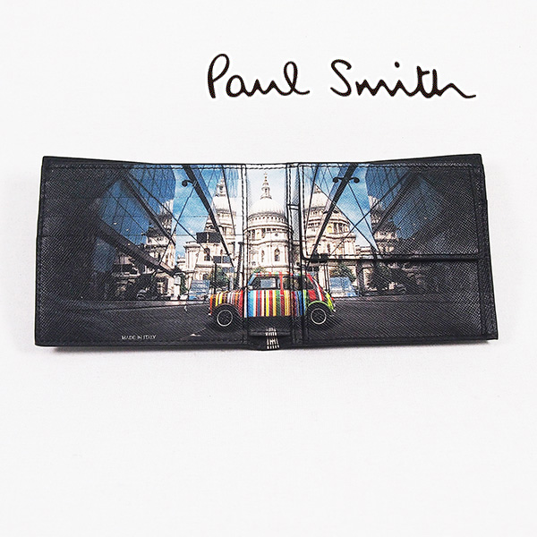 即日出荷 楽天市場 21春夏モデル ポールスミス Paul Smith 二つ折り財布 小銭入れ付き Ps 703 ポールスミスサイフ ポールスミス折財布 ポールスミス財布 マルチミニクーパー 本革 父の日 バレンタイン クリスマス プレゼント ブランドネクタイショップ