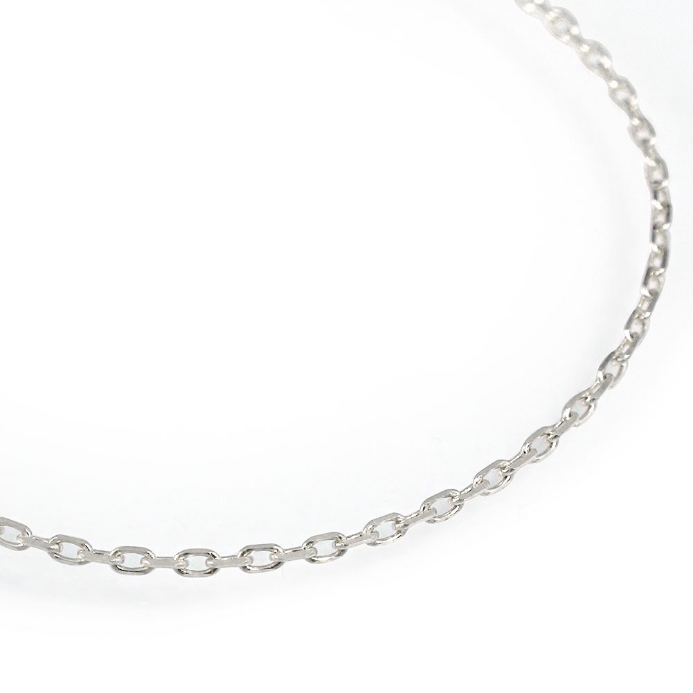 【楽天市場】ネックレス プラチナ カットアズキチェーン スライド 長さ調節可能 アジャスタ付