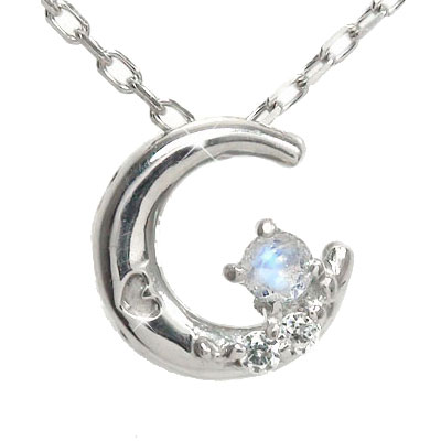 ネックレス ブルームーンストーン 18金 月 流れ星ペンダント レディース 結婚 記念日 アクセサリーショップ 贈り物 ギフト Fuluna ファルナ ゴールド GOLD 6月 誕生石 母の日 花以外 彼女 妻 贈り物 2026