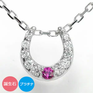 プラチナ ネックレス 馬蹄 ホースシュー レディース チャーム ダイヤモンド pt900 誕生石 エタニティー ペンダントトップ シルバーチェーン鎖 ファーストジュエリー ラッキーアイテム 母の日 花以外 彼女 妻 贈り物 2026