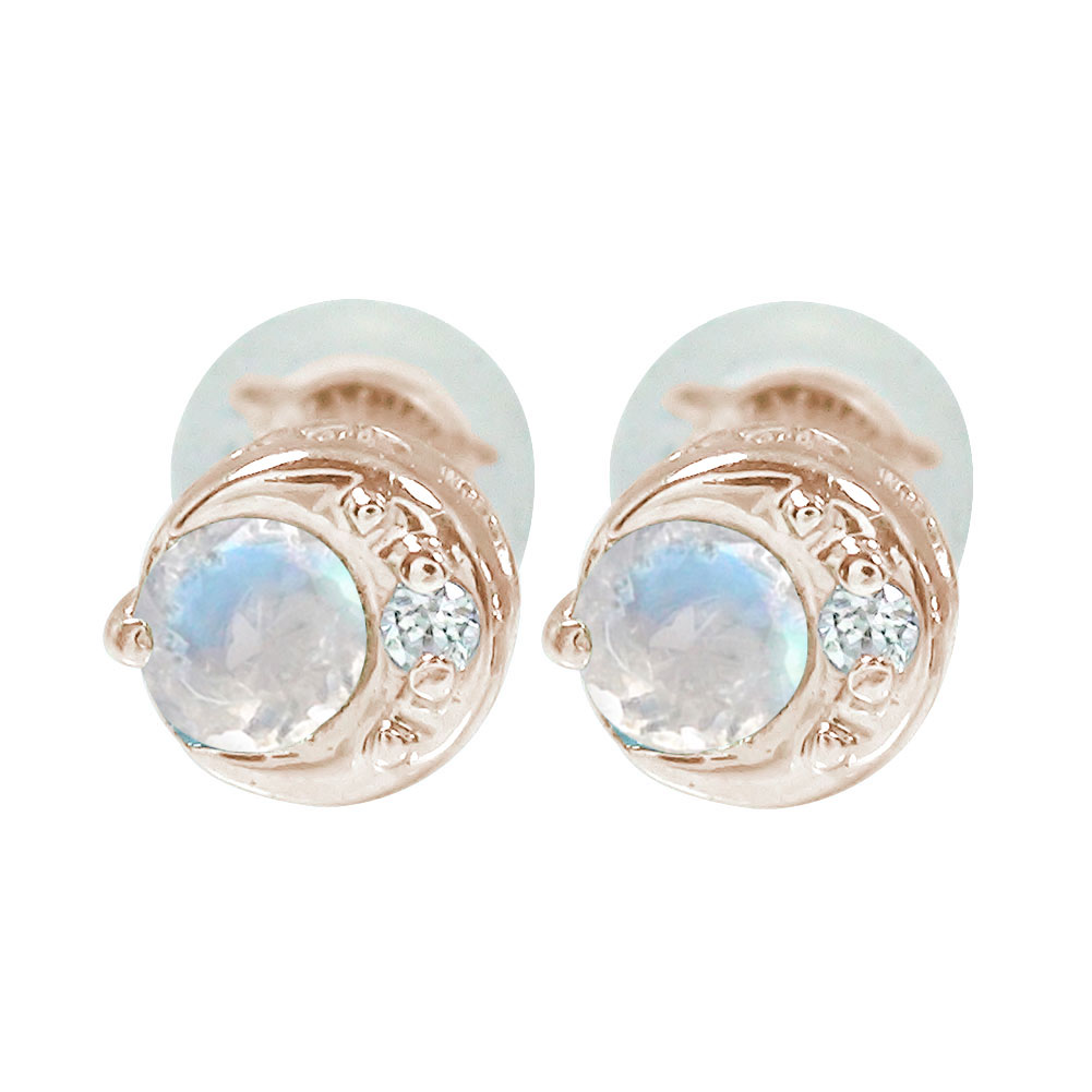 楽天市場】【10％OFFクーポン】ダイヤモンドピアス 18金 レディース 月