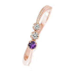 早割クーポン 早割り クーポン 最大3千円 4月9日19時迄 ピンキーリング 18金 アメジスト コメット 指輪 ダイヤモンド 誕生石 彗星 母の日 花以外 ジュエリー工房 Alma 初回限定 Reltexir Com