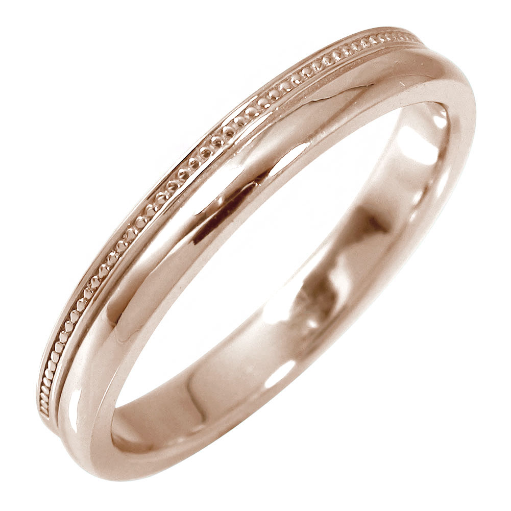 【週末sale】ホワイトゴールド　ミルグレイン　リング 楽天市場】結婚指輪 K18WG（ホワイトゴールド） ミルグレイン