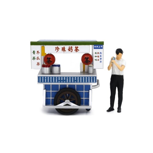 Tiny 1/35 台湾 ホーカーセンター 販売屋台 ミニフィギュア 完成品 (#02 - タピオカティー)