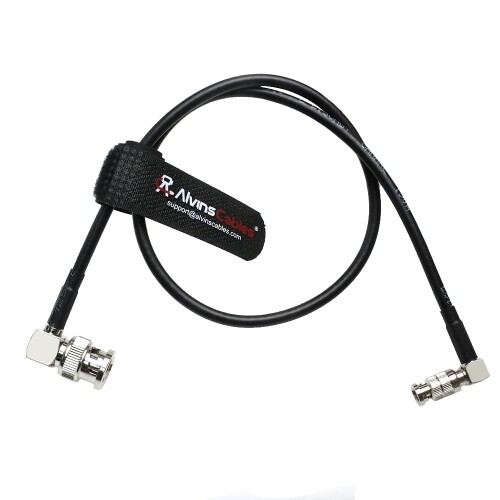 Alvin\u0027s Cables マイクロBNC to BNC 6G-SDI有線テレビ Blackmagic Video Assist相応う 右一角 75[オーム] 50珊(19.7in) 密集して同軸有線テレビ ワット数有線テレビ超極細延性のある
