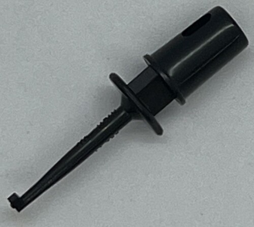 ミヤマ電器 集積回路取り調べるゼムクリップ 黒 0.3A MJ033-K 売りわたす分量100個