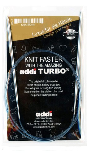 addi 114-7/105-7 'プレミアム' 輪針（メッキ加工） 80cm (5.00mm)