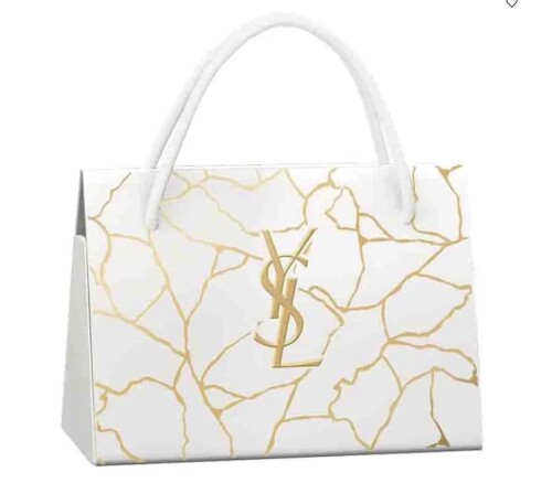 イヴサンローラン展　白　バッグ　限定　YvesSaintLaurent YSL Musee イヴサンローラン展 限定販売トート トートバッグ