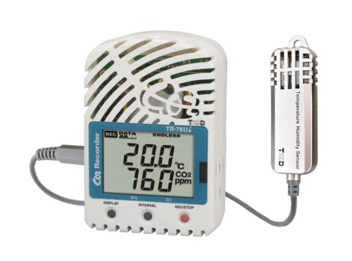 Ｔ＆Ｄ ＣＯ２・温湿度書きとどめる計 ＴＲ－７６Ｕi－Ｓ