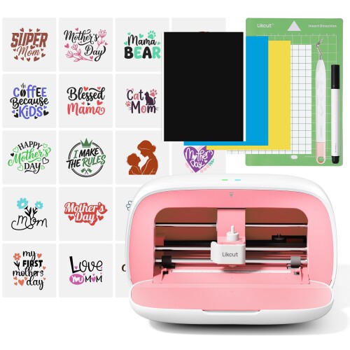Likcut Glee S501 かっこ良い 小型切り立てる器械 未経験者クランク一揃いの道具同梱付き添い人 書き換える腰掛け 切り立てる腰掛け ボール紙 など当て嵌める能力のある さくら色