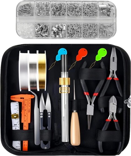 楽天市場】DIYジュエリーキット アクセサリー制作ツール ビーズセット