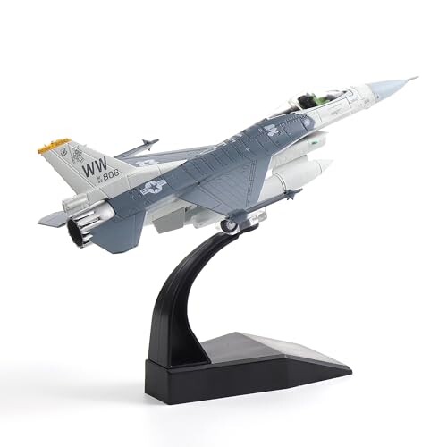 NUOTIE 1/100 F-16C ファイティングファルコンファイターモデル メタルダイキャスト航空機ジェットキット 戦闘機モデル ミリタリー飛行機 （三沢基地第35戦闘航空団）