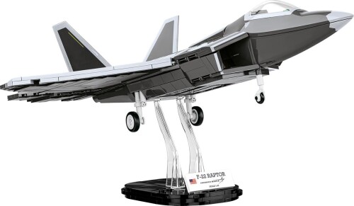 COBI ブロック おもちゃ アメリカ軍 戦闘機 ロッキード F-22 ラプター 1/48スケール 695ピース レゴに対応 #5855｜アルメリアセカンドストア
