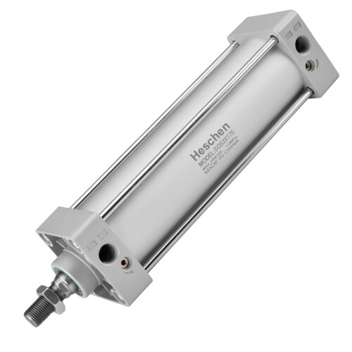 Heschen 空気圧標準シリンダ, SC 63-175, PT3/8ポート, 63mm ボア, 175mm ストローク, 複動式