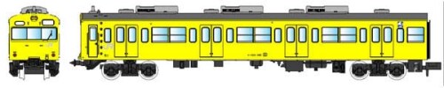 A7765 103系初期型・分散冷房車 カナリア・福知山線 4両セット