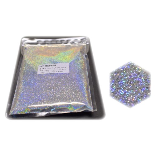 DIY MASTER ホログラム ラメ フレーク 0.2mm 500g|アルメリアセカンドストア